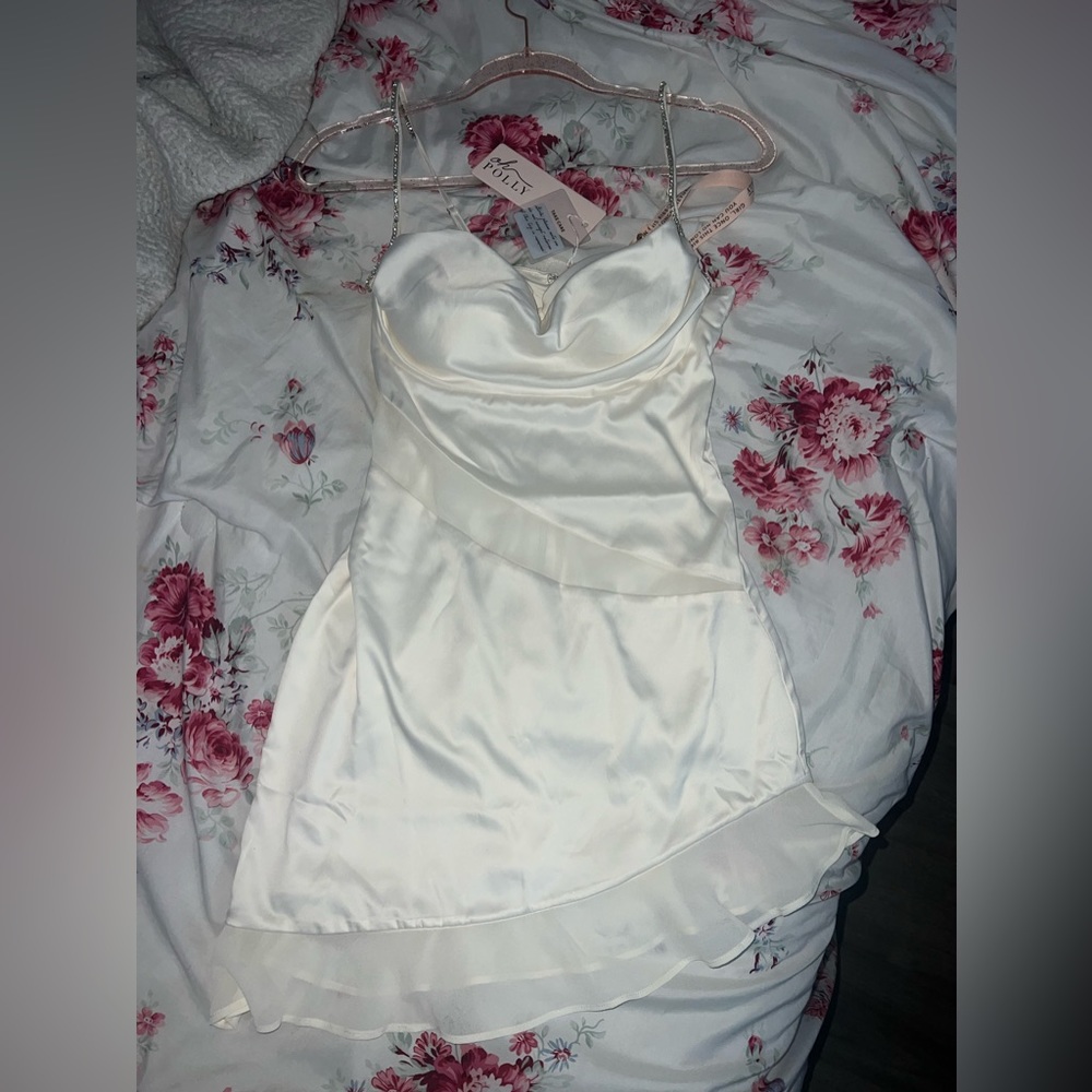 Oh Polly mini dress in cream